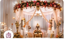 Birthday stage decoration